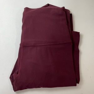 Red Align Lululemon leggings